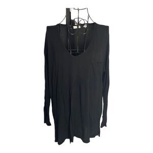 Full Tilt black Long sleeve pocket tee size S